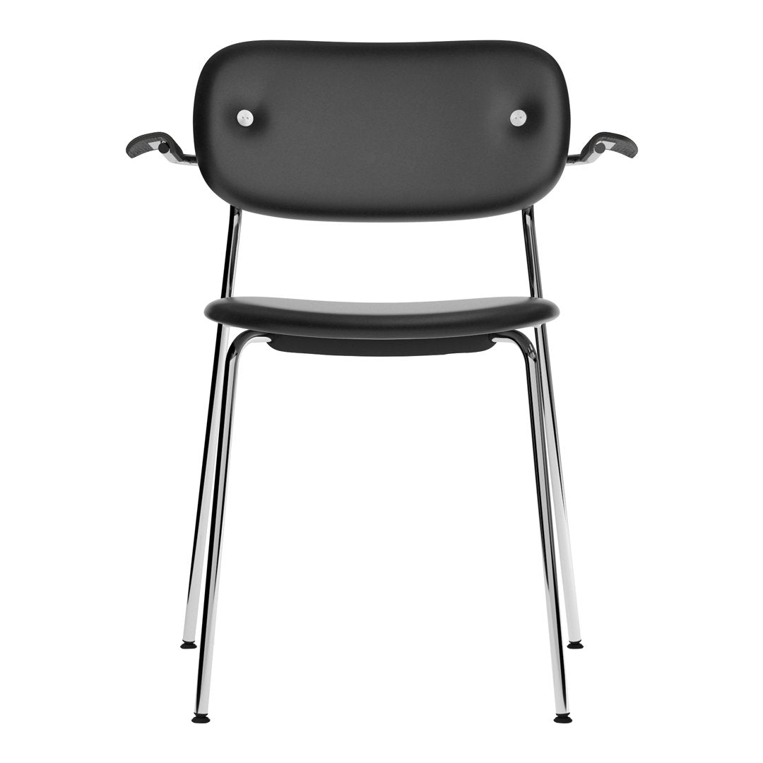 Modern Co Dining Chair with Armrests - Fully Upholstered Comfortable Seat for Kitchen, Dining Room & Breakfast Nook