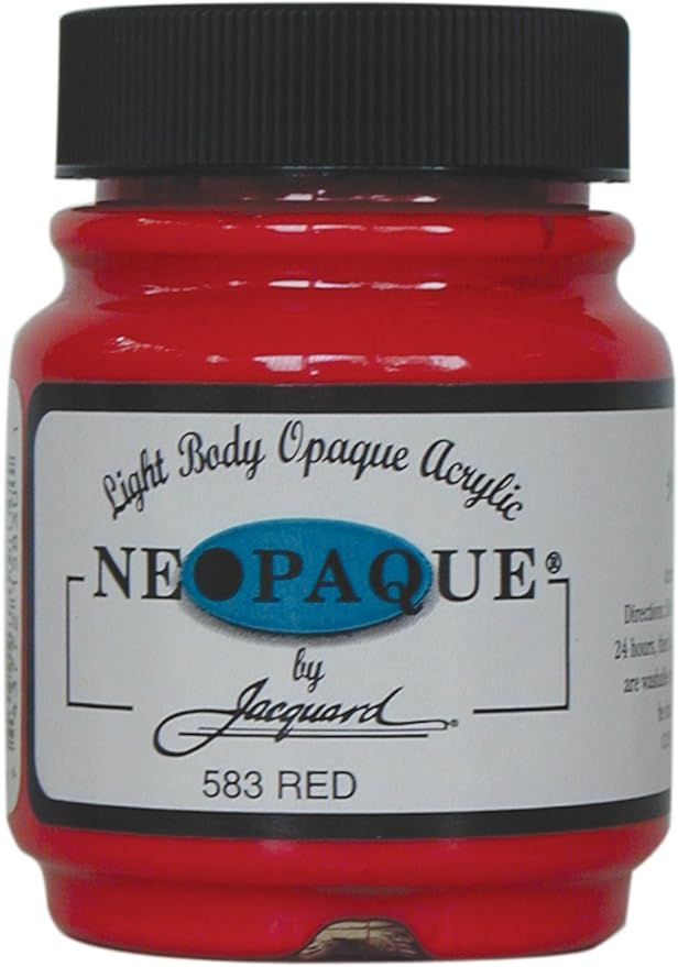 JACQUARD Neopaque Original Fabric Paint - 2.25 fl oz (66ml) - Premium Textile Paint for DIY Crafts, Clothing & Home Decor - Perfect for T-Shirts, Canvas Bags & Upholstery