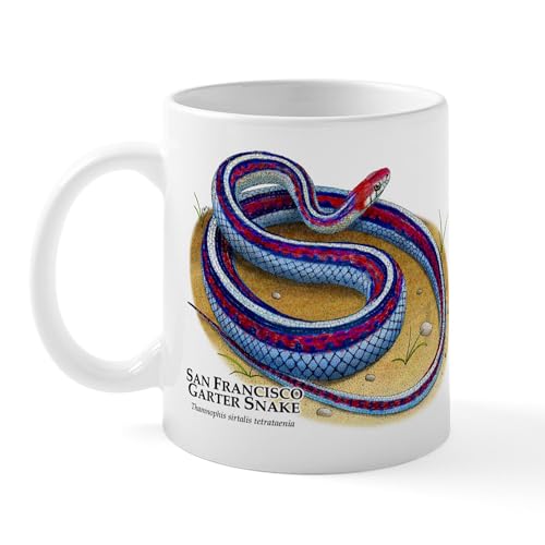 White - San Francisco Garter Snake Mug