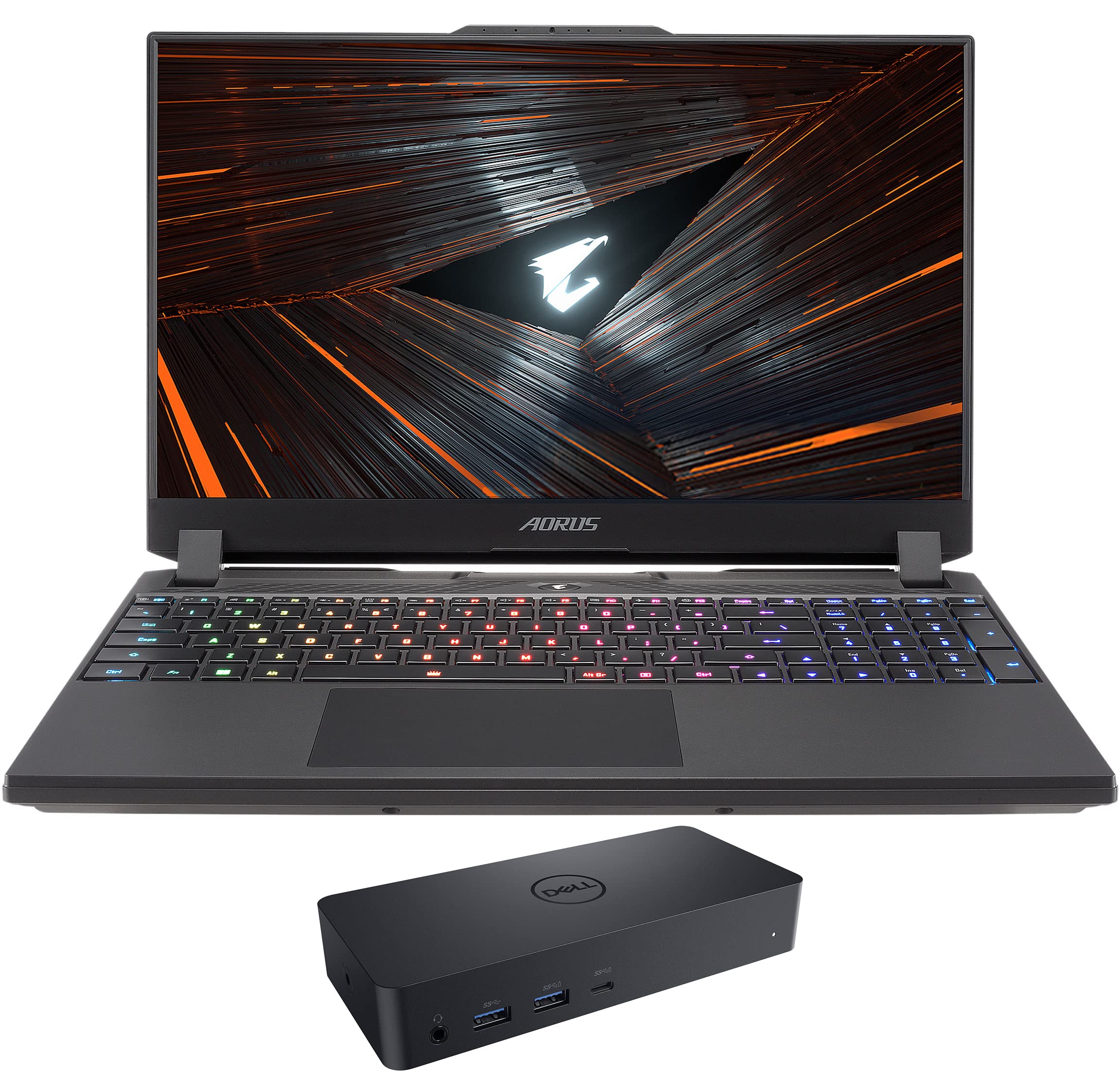 Gigabyte AORUS 15 Gaming Laptop - Intel i7-12700H 14-Core, 16GB RAM, 1TB PCIe SSD, NVIDIA RTX 3070 Ti, 15.6