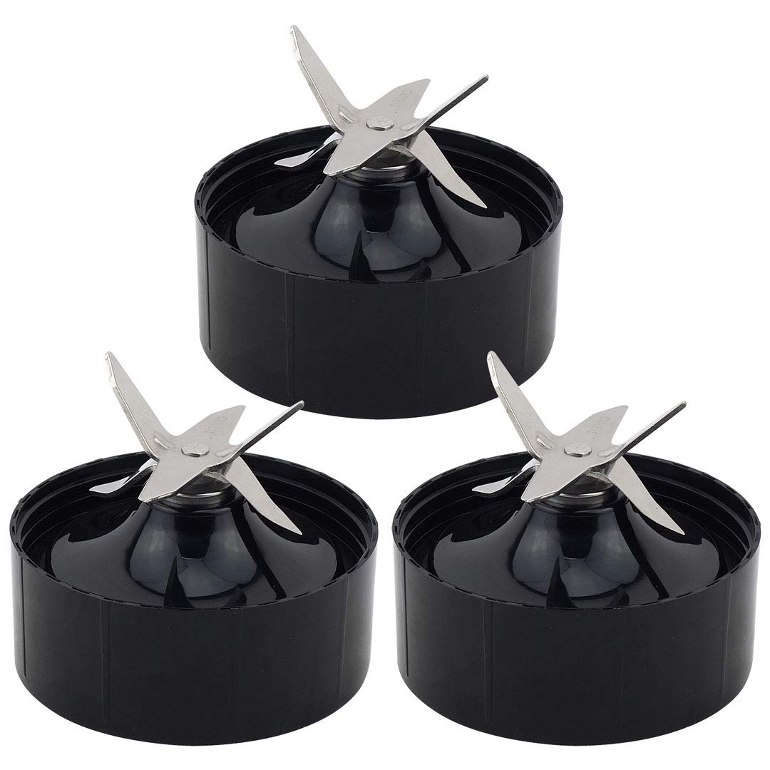 3 Pack Nutribullet NB-203 Blender Blades - Replacement for Smoothies & Shakes
