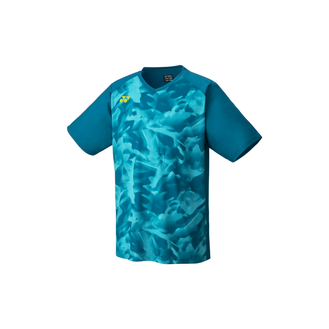 Yonex YM0033EX Men's Crew Neck Team Shirt - Breathable Performance Tennis & Badminton Jersey for Sports & Training - Perfect for Gym, Club Matches & Casual Wear