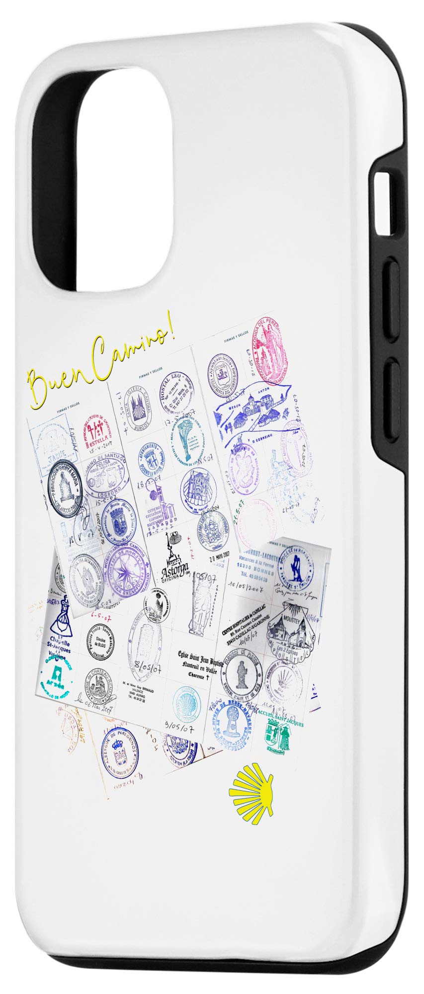 iPhone 12/12 Pro Case - Camino de Santiago Pilgrim Way of St. James Design - Durable Protective Cover for Hikers, Women & Men - Perfect for Travel, Hiking & Outdoor Adventures