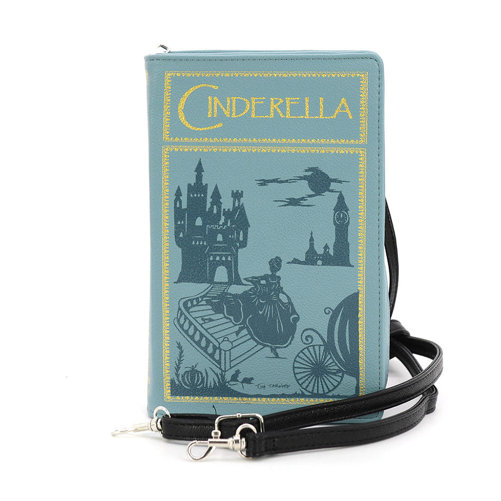 Cinderella Book Handbag - Elegant Disney Princess Inspired Clutch Purse for Women, Perfect for Parties, Weddings & Cosplay
