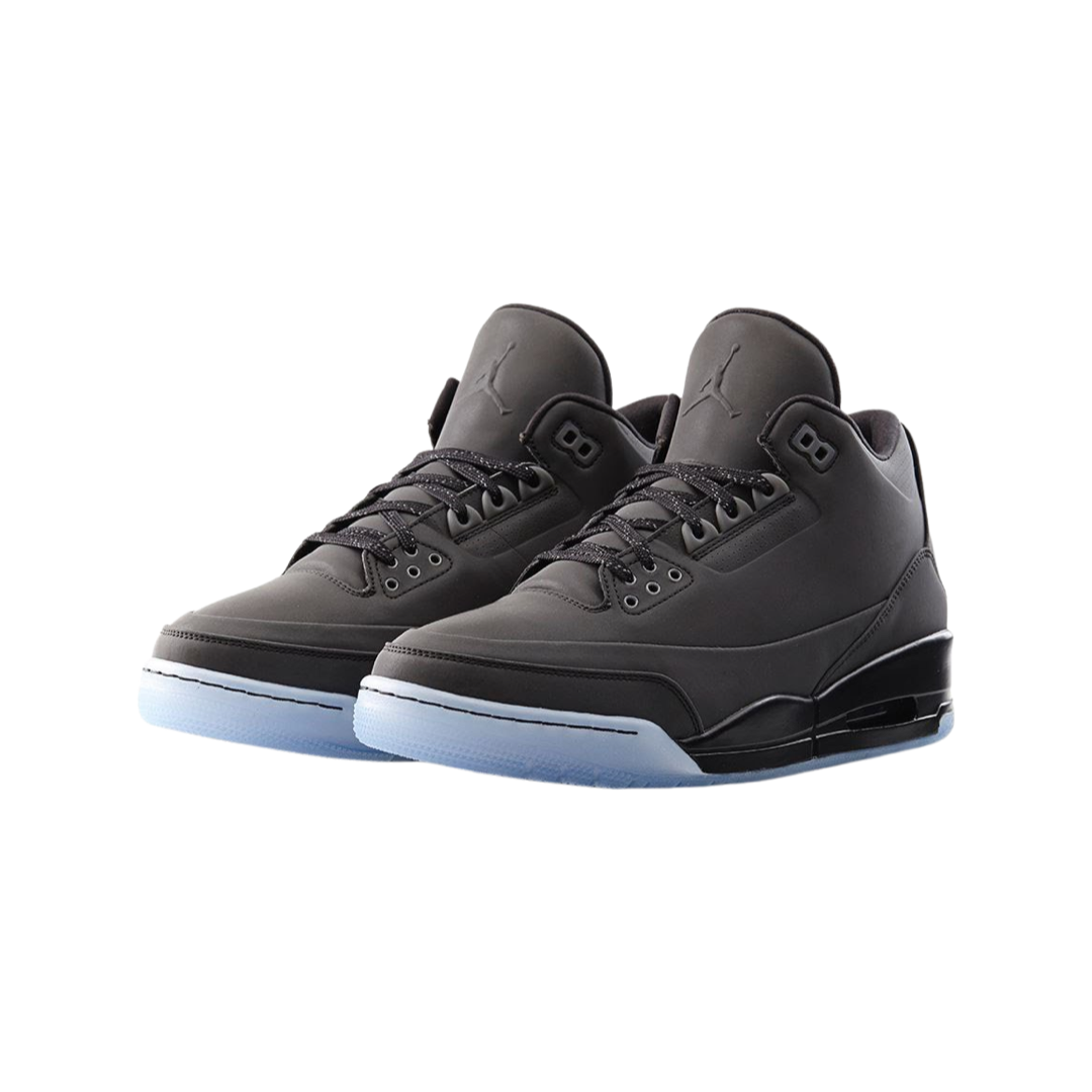 Air Jordan 3 5LAB3 Sneakers - Men's Black Basketball Shoes with Clear Sole for Streetwear & Court Performance