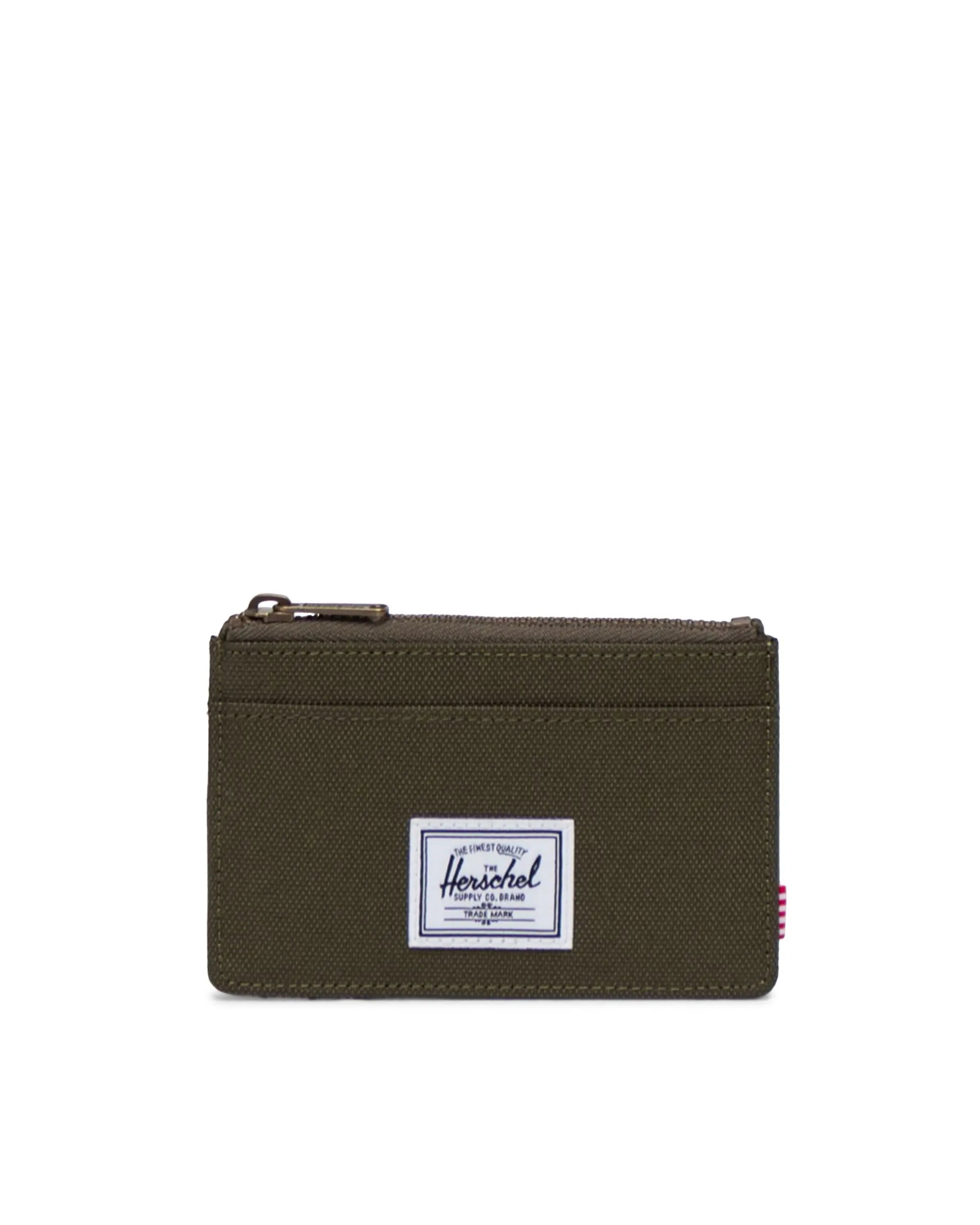 Herschel Oscar Cardholder Wallet for Men & Women - Slim RFID Blocking Minimalist Wallet in Ivy Green - Perfect for Travel, Work & Everyday Use