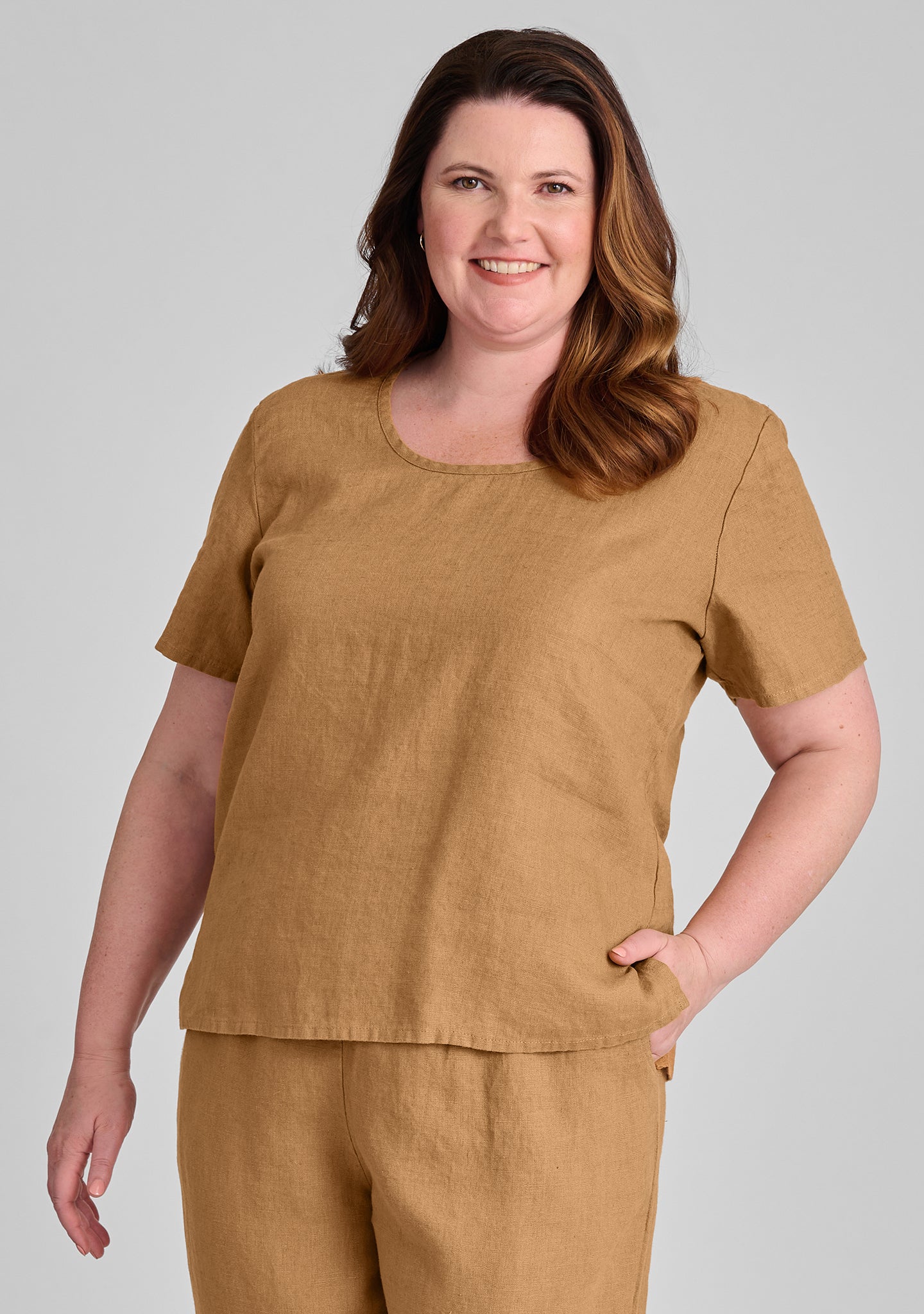 Premium Linen T-Shirt for Men & Women - Soft, Breathable & Comfortable Basic Tee - Final Sale - Perfect for Casual Wear, Summer Outfits & Layering
