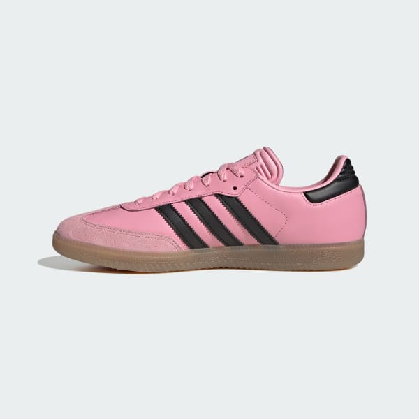 Adidas Men's Samba OG Messi Soccer Cleats - Pink & Black | Lightweight Football Shoes for Artificial Turf & Street Play