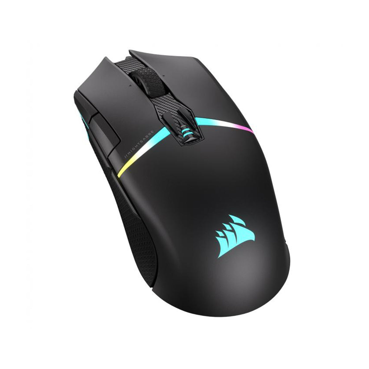 Corsair Nightsabre Wireless Gaming Mouse - RGB Backlit, Optical Sensor, Ergonomic Design for PC & Mac - Perfect for FPS, MOBA & Esports Gaming