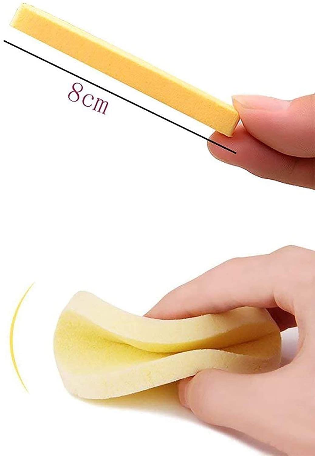 DYOMNIZY 12-Pack Soft Face Cleansing Sponge | Gentle Exfoliation for Daily Skincare