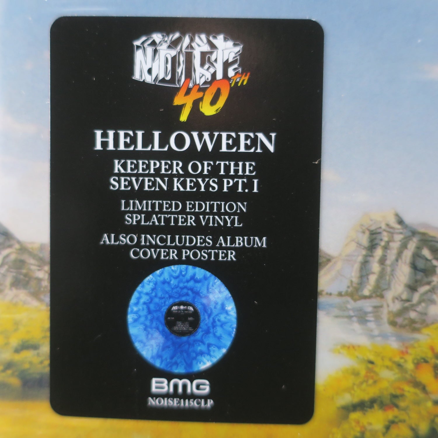 Helloween 'Keeper Of The Seven Keys: Pt. 1' Limited Edition Splatter Vinyl LP (1987 Power Metal) - Perfect for Collectors & Music Enthusiasts