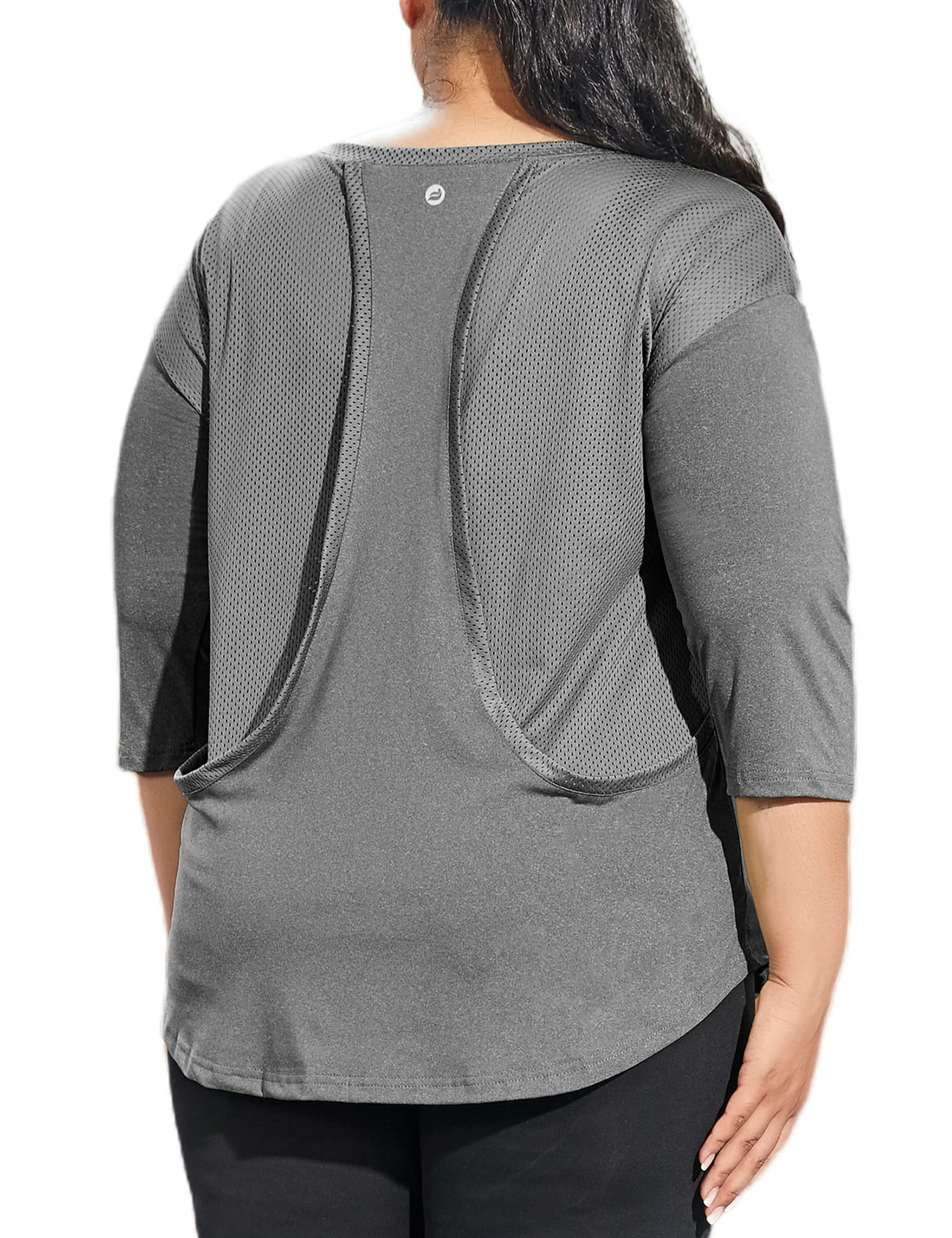 **Foreyond Women's Plus Size Sweatshirt - Long & Short Sleeve Activewear T-Shirts, Workout Tops & Pullover Hoodies - Comfortable Casual & Gym Wear for Curvy Women**