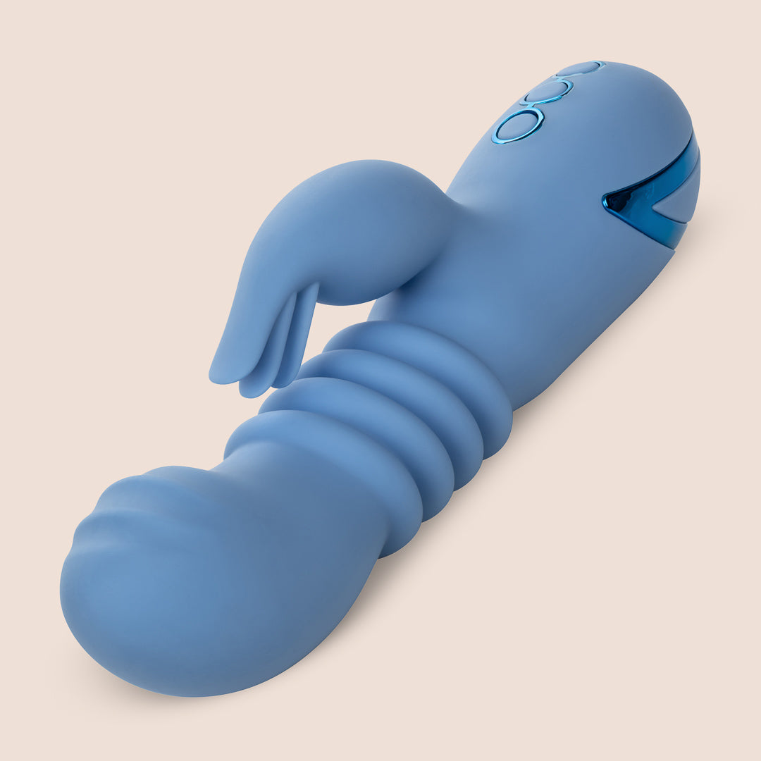California Dreaming® Santa Cruz 'Coaster Rabbit Vibrator - Powerful Thrusting G-Spot Stimulator for Women, Perfect for Solo Play & Couples Intimacy | Discreet Packaging & USB Rechargeable