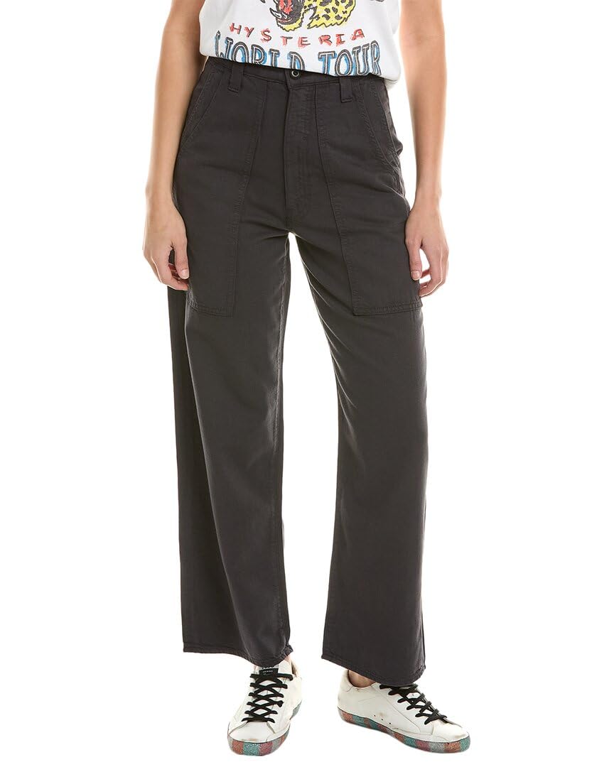 MOTHER Women's Denim The Quartet Breaker Faded Black Straight Leg Jeans - Size 32 - Perfect for Casual Wear, Office Outfits & Weekend Styling