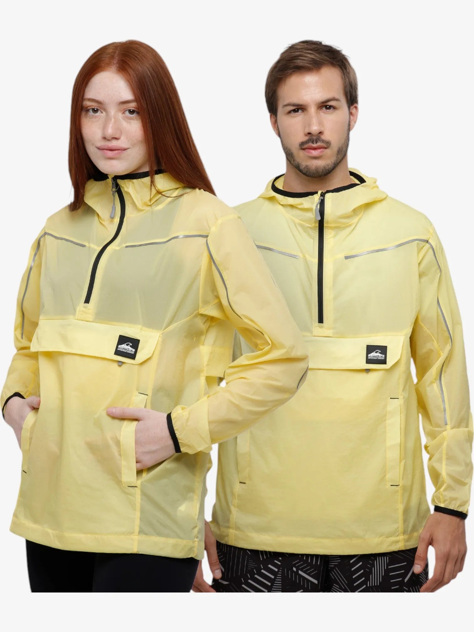 Unisex Alfa Pro Mountain Anorak Jacket in Yellow - Waterproof & Windproof for Hiking, Camping & Outdoor Adventures