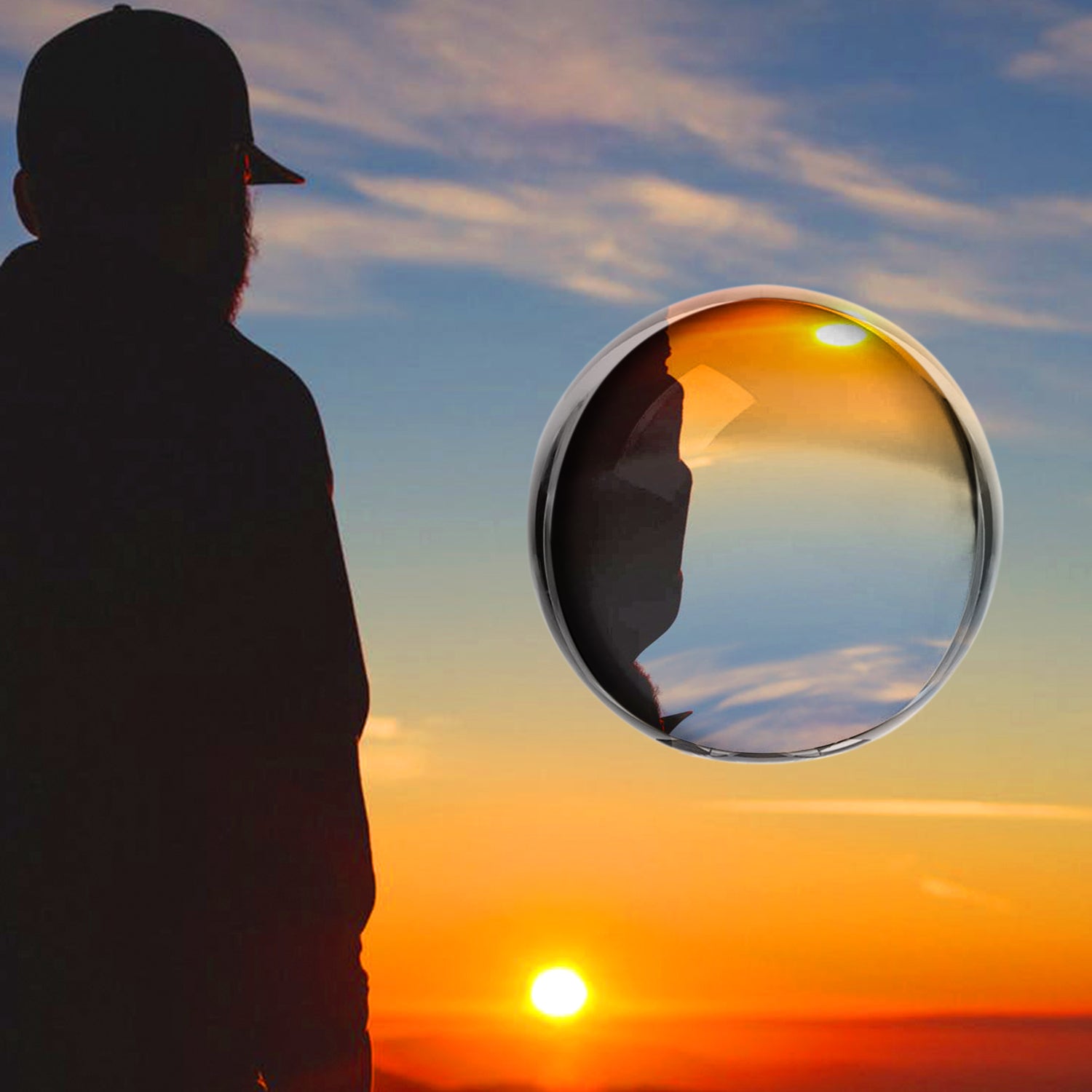 NEEWER 80mm/3 Inch Clear Crystal Ball Globe for Photography, Meditation & Home Decor - Perfect for Landscape Shots, Spiritual Practices & Interior Design