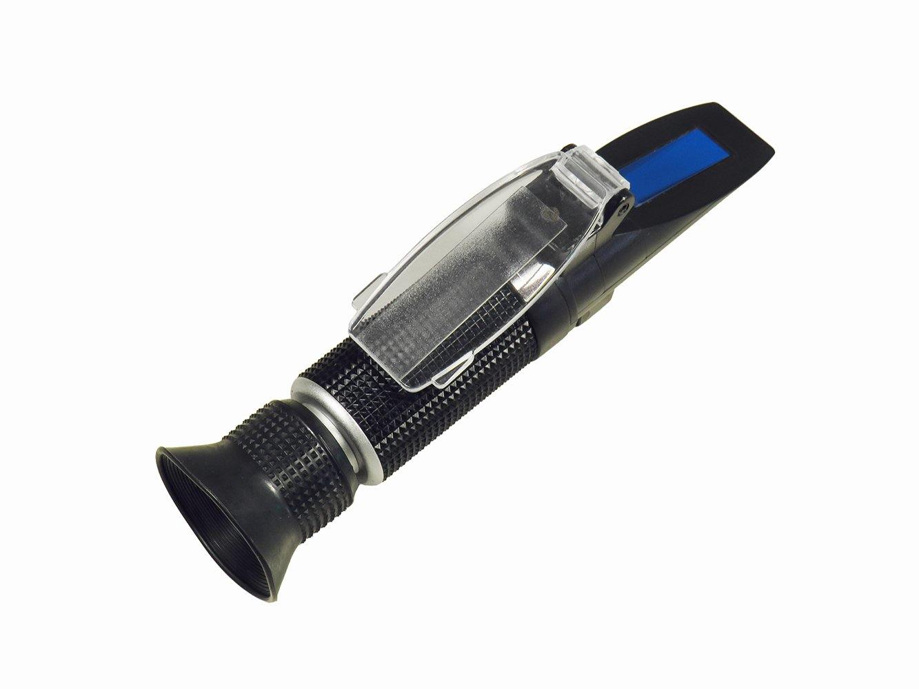 Digital Sugar/Brix Refractometer 0-32% with ATC - High Precision Handheld Meter for Honey, Wine, Beer, Juice & Maple Syrup - Perfect for Home Brewing, Winemaking & Food Processing