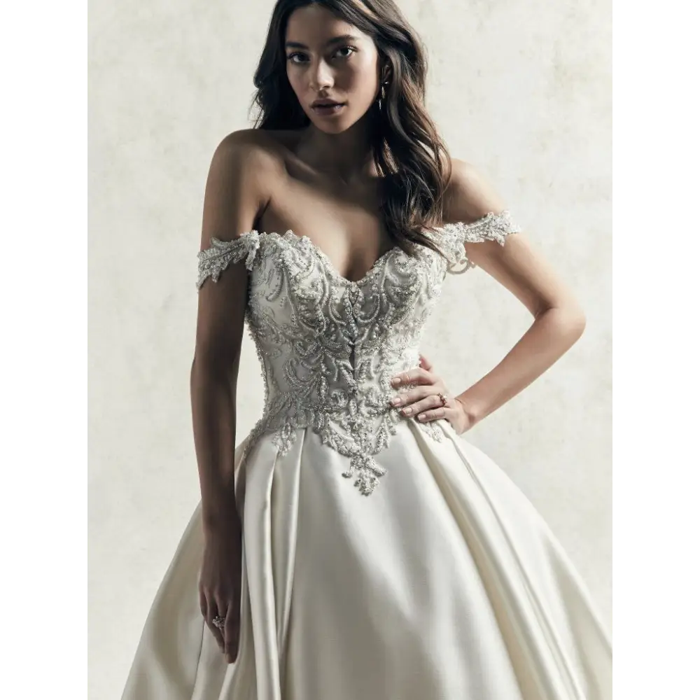 Kimora Detachable Sleeves by Sottero and Midgley - Elegant Wedding Dress Sleeves for Brides | Perfect for Bridal Gowns, Photoshoots & Special Occasions