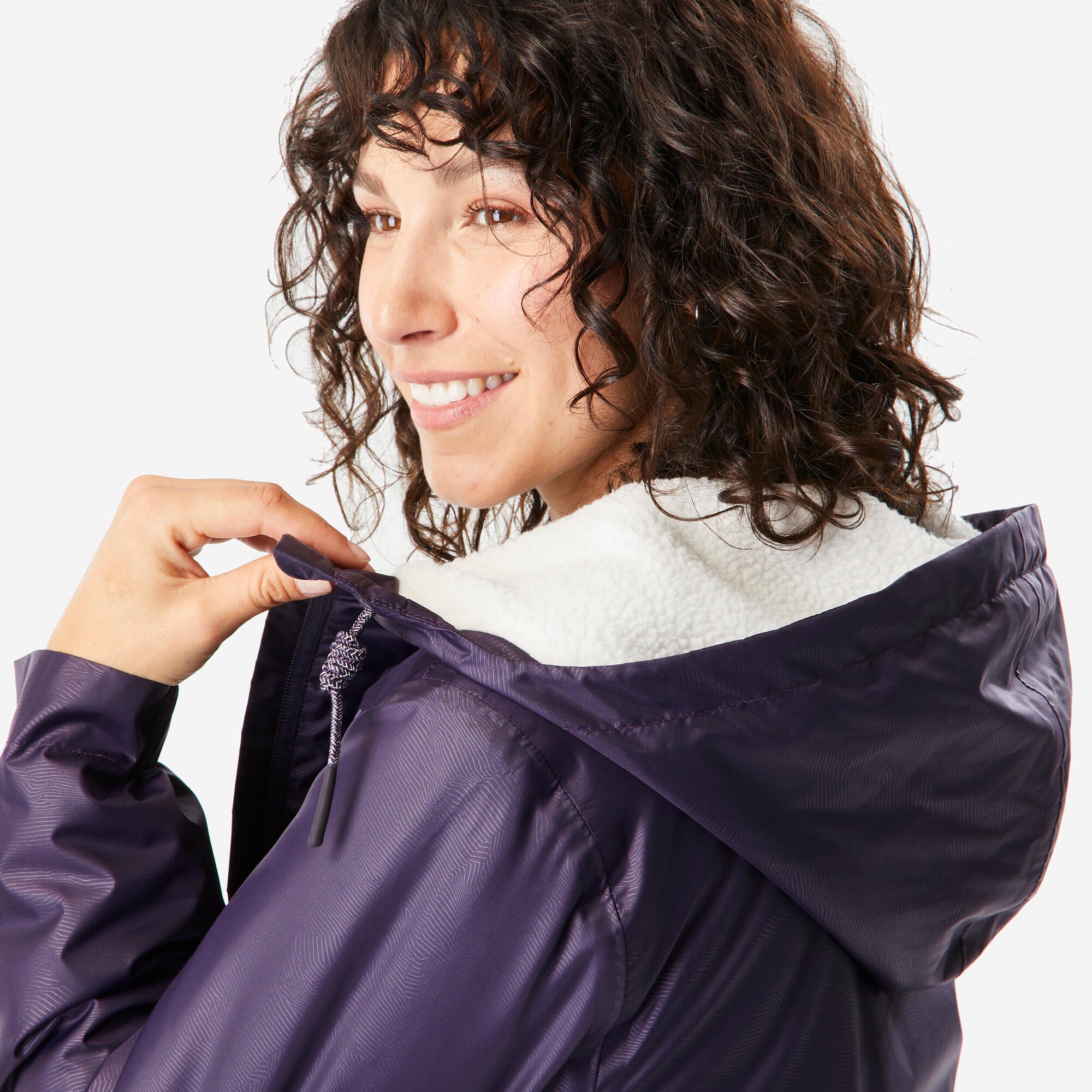 Quechua Women's SH100 Waterproof Winter Jacket - Insulated Cold Weather Coat for Hiking, Skiing & Outdoor Activities