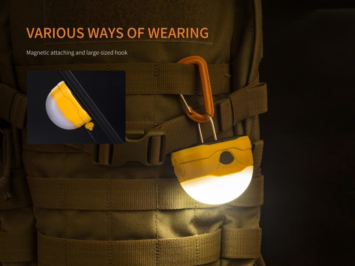 Fenix CL20R USB Rechargeable Camping Lantern - 300 Lumens, Waterproof Outdoor Light for Hiking, Emergency, Backpacking & Power Outages