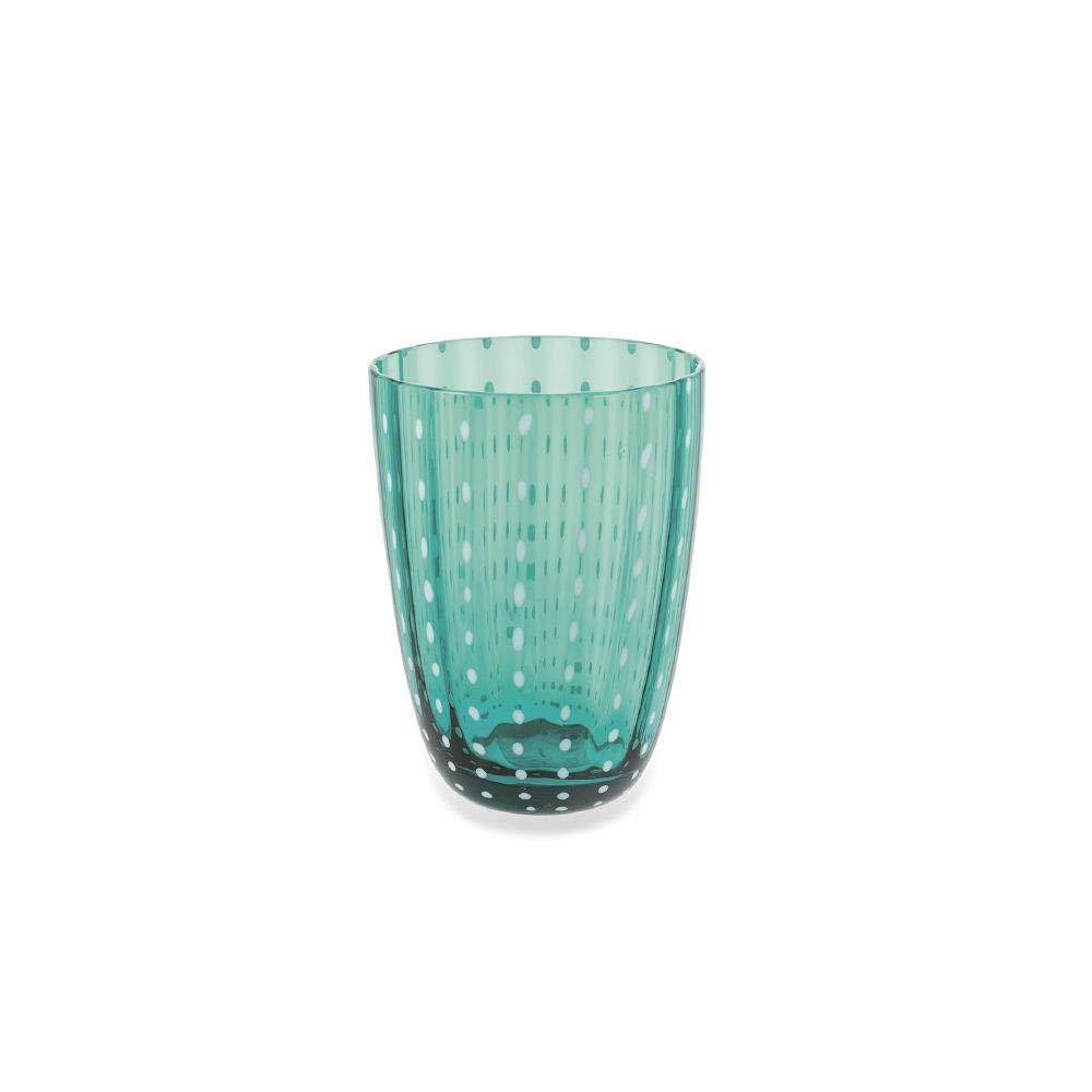 Villa D'Este Home Tivoli Set of 6 Elegant Water Glasses - Premium Crystal Clear Glassware for Dining, Entertaining & Everyday Use - Perfect for Parties, Weddings & Home Decor