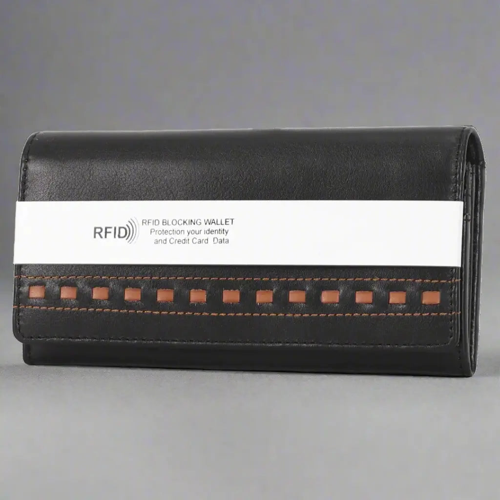Durable Women's Leather Wallet with Handmade Stitching - Perfect for Everyday Use, Travel & Gift Giving
