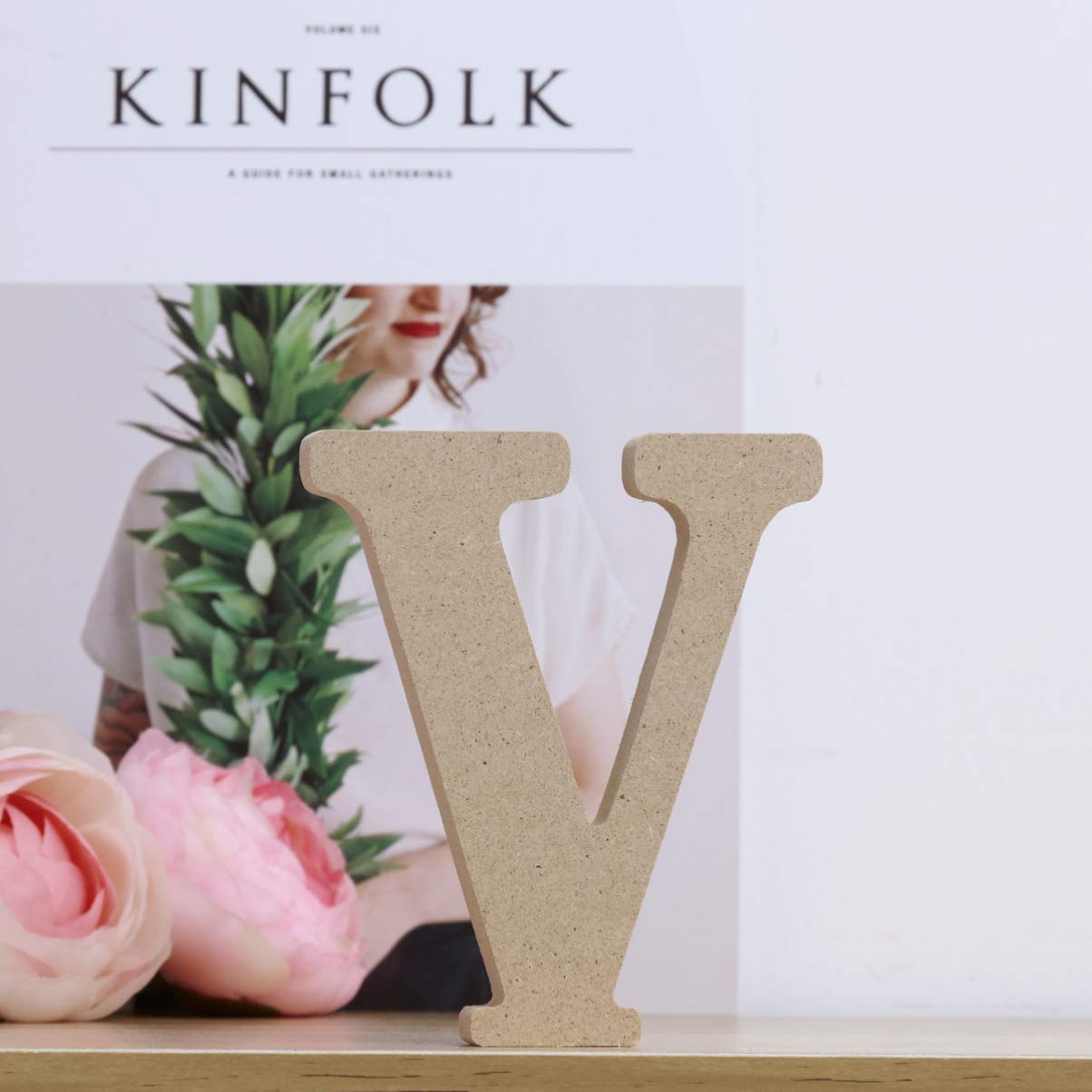 Wooden Alphabet Letters for Nursery Wall Decor - DIY Craft & Home Decor
