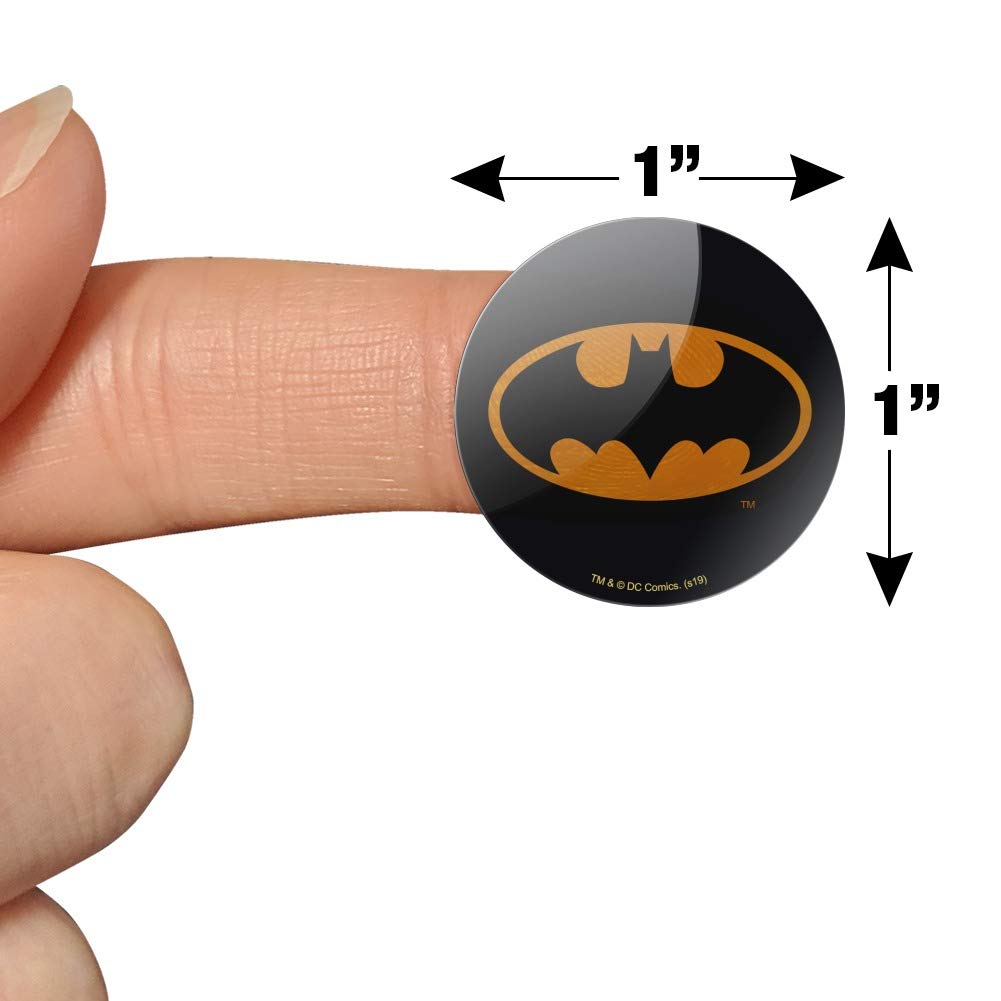 Batman Classic Bat Shield Logo Planner Stickers - Scrapbooking, Journaling, DIY Crafting Supplies for Bullet Journals, Calendars, and Scrapbooks - Perfect for Gift Wrapping, Party Decorations, and School Projects