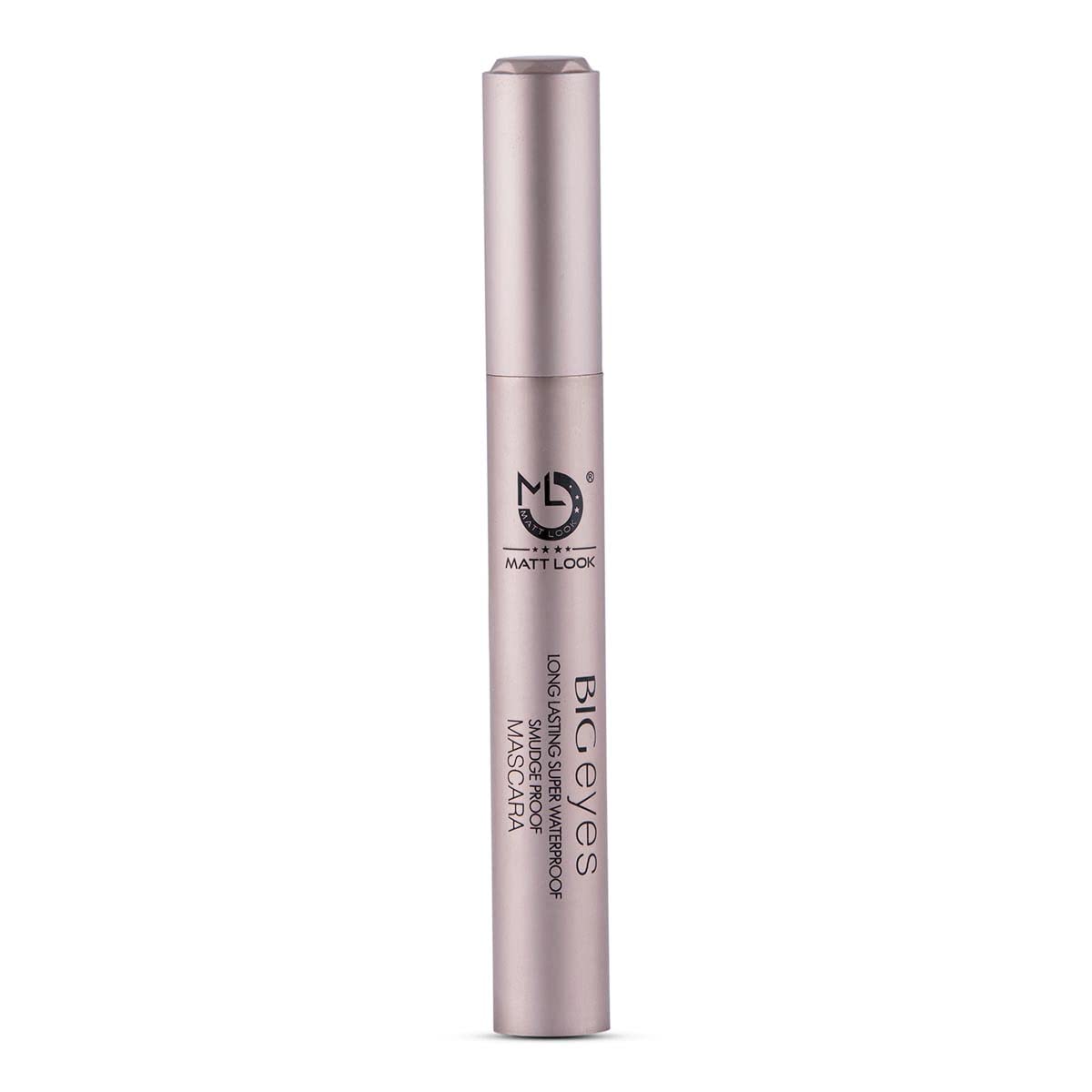 MATT LOOK Big Eyes Long Lasting Super Waterproof Smudge Proof Mascara - Jet Black Volumizing Mascara with Quick Drying Formula (9ml) | Easy to Apply & Portable | Perfect for Daily Wear, Parties & Special Occasions