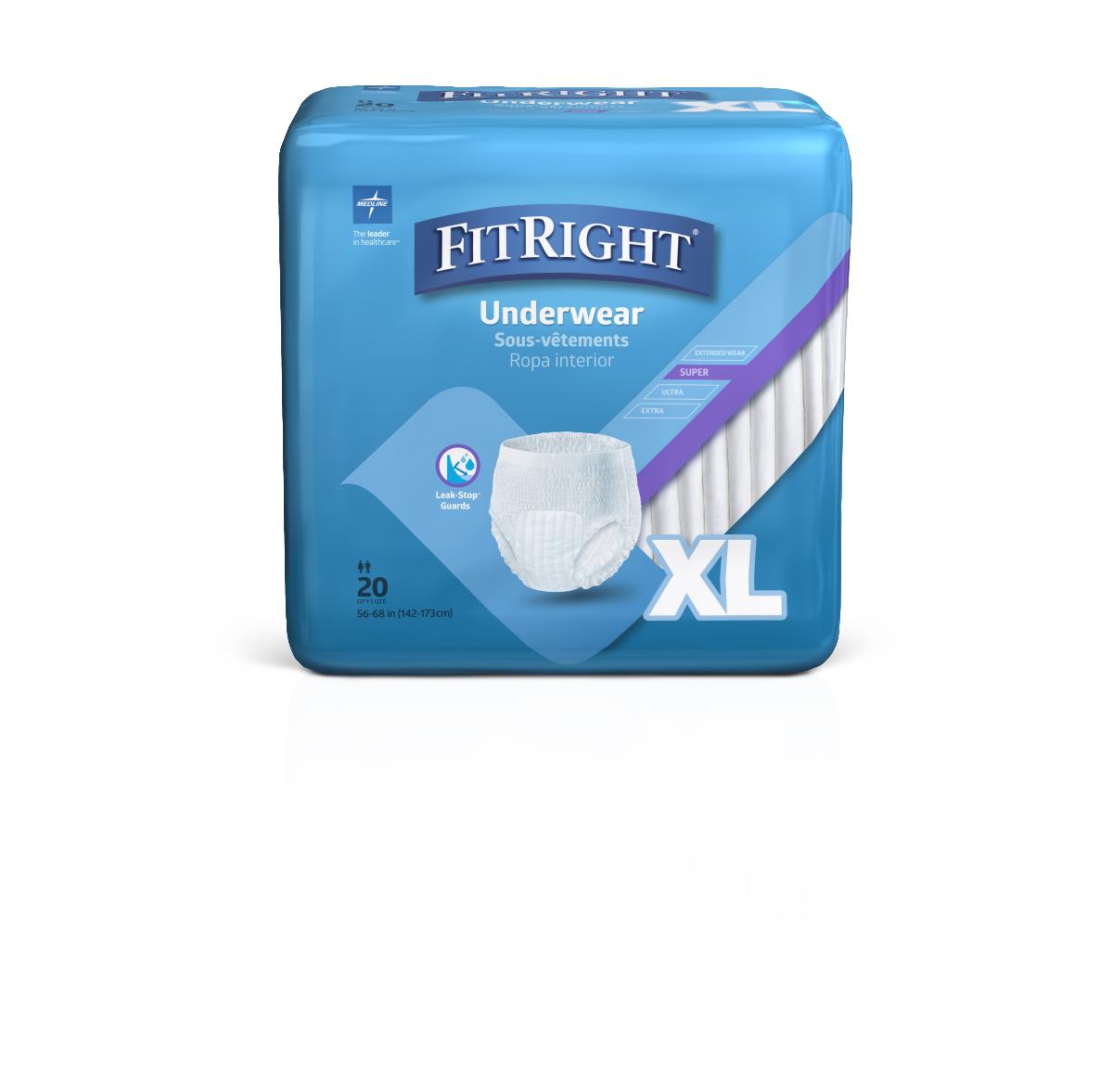 FitRight Super Protective Underwear for Women & Men - Comfortable Moisture-Wicking Underwear for Sports, Workouts & Everyday Wear