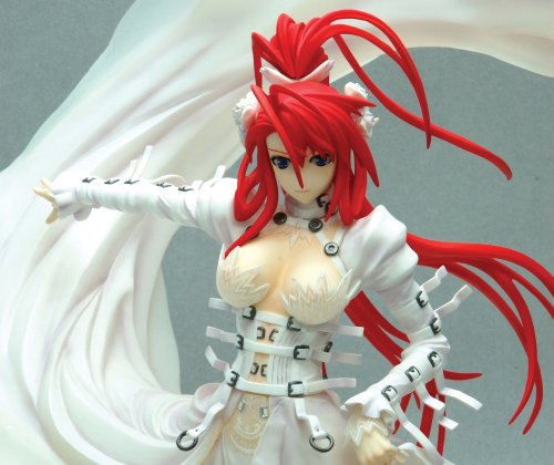 Chaos Gate Jingai Makyo Ignis White Dress 1/7 Scale PVC Figure - Anime Collectible for Display & Decoration in Home, Office, or Gaming Room