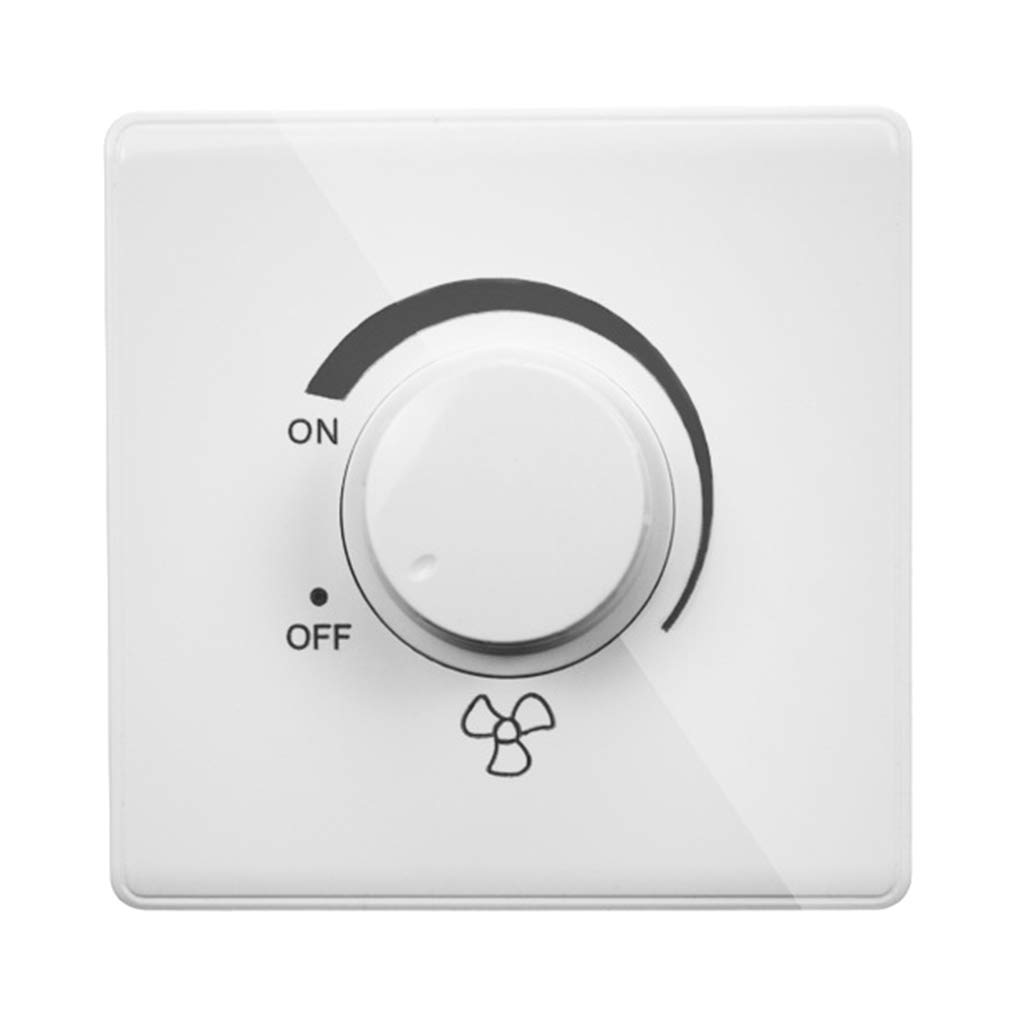 86 Type Ceiling Fan Speed Controller - Stepless Adjustable Wall Switch 220V 10A for Craftmade Ceiling Fans | Perfect for Living Room, Bedroom & Office Use