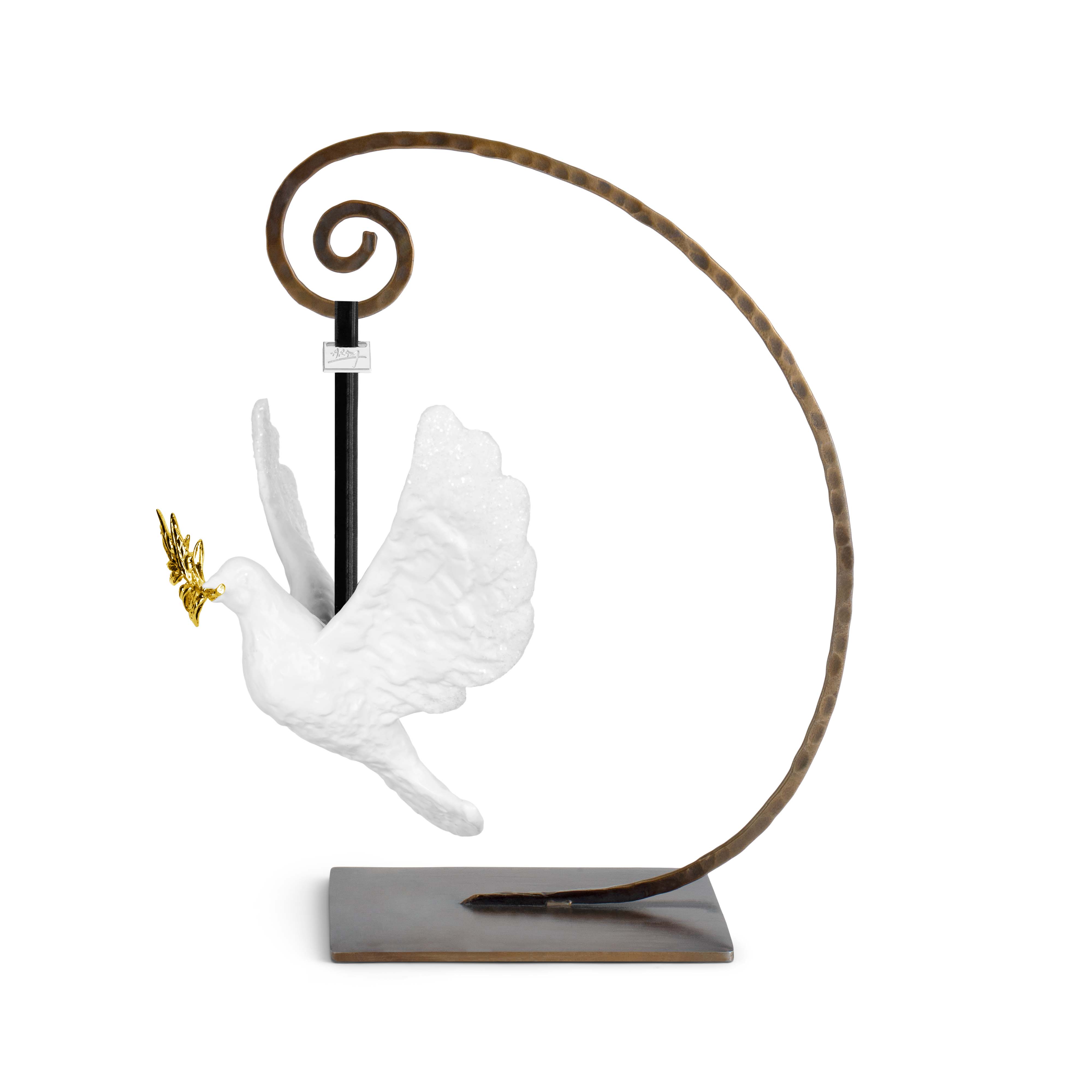 Dove of Peace Ornament - White Ceramic Christmas Tree Decor for Holiday Home Decor & Gifts