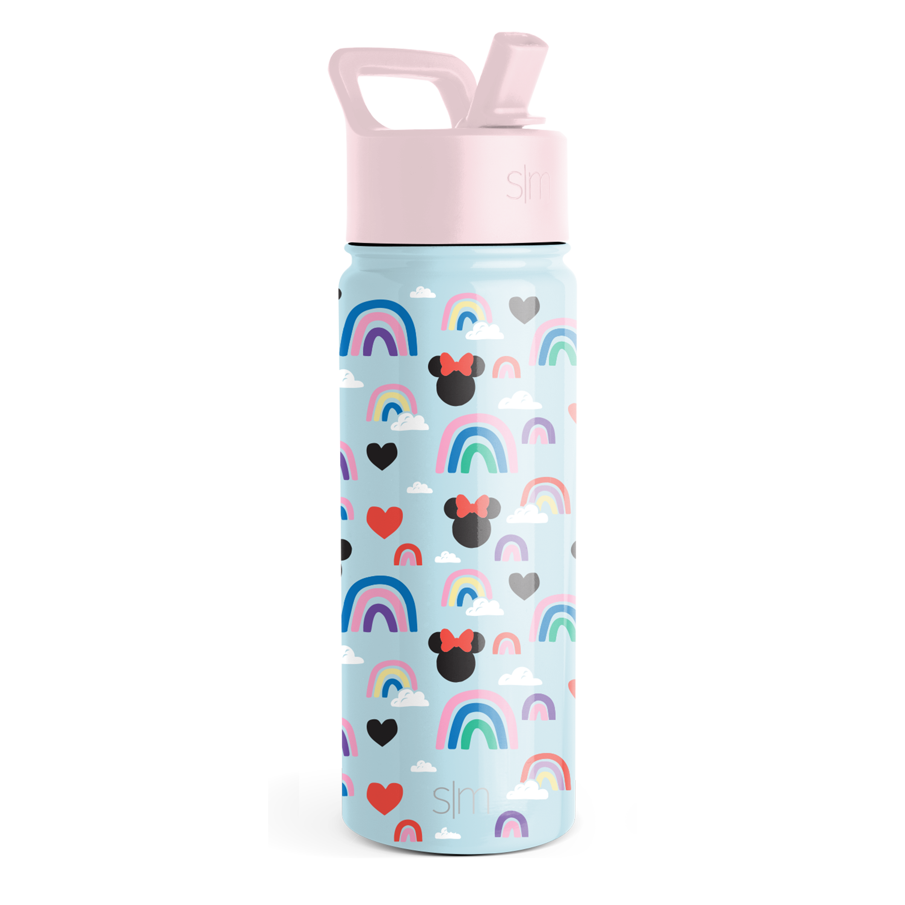 Summit Kids Water Bottle with Straw Lid - BPA Free, Leak Proof, Insulated Stainless Steel Bottle for School, Sports & Outdoor Activities