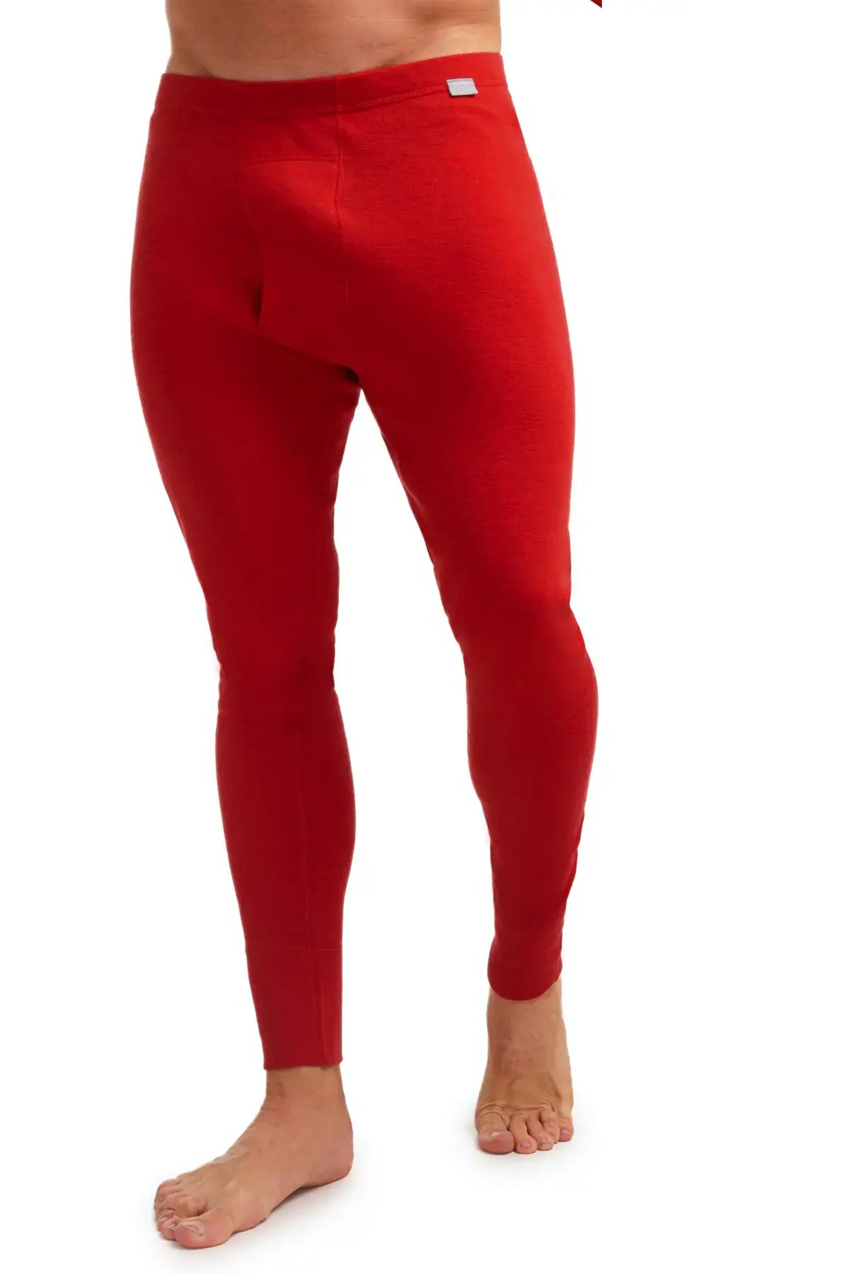 Premium Men's Merino Wool Pants - 250g Warm Winter Trousers in Cherry Red | Comfortable & Durable for Outdoor Activities, Hiking & Casual Wear