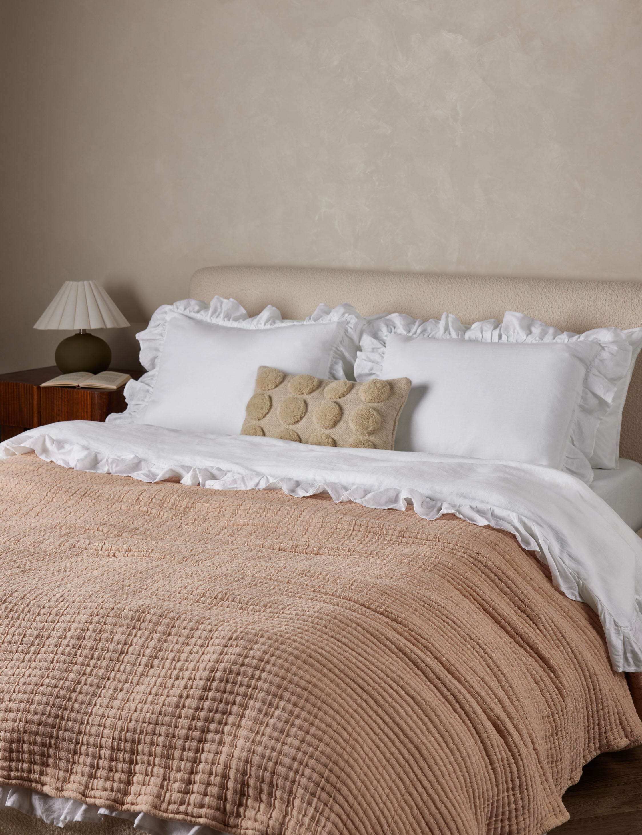 Charlie Linen Duvet Cover Set by Pom Pom at Home - Premium Soft Bedding for Cozy Bedroom Decor | Perfect for Master Bedroom, Guest Room & Vacation Homes