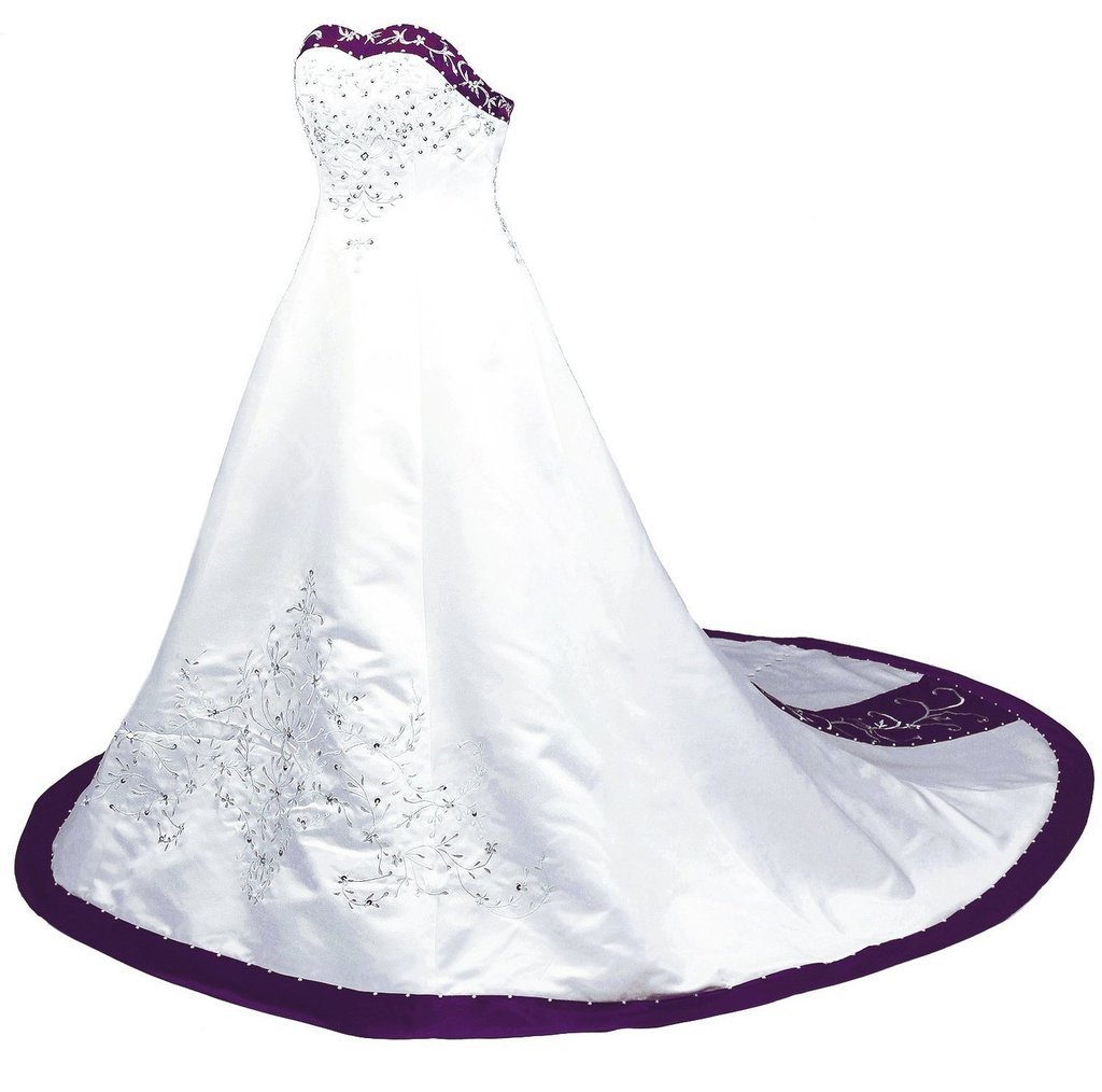 Elegant Sweetheart Neckline Embroidered Satin Beaded Wedding Dress for Women – Perfect for Bridal Gowns, Formal Events & Special Occasions