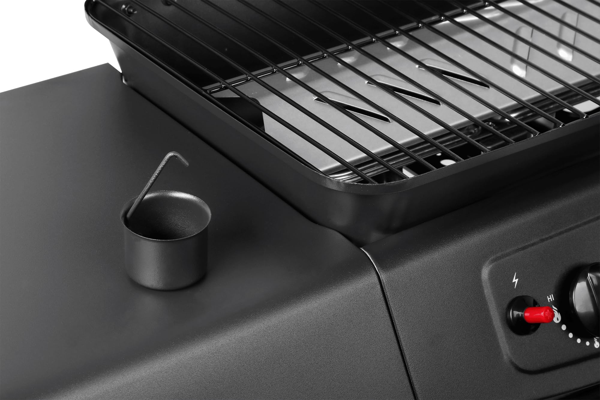 Teesa BBQ 2000 TSA0080 2-Burner Gas Grill Black 38.6 x 17.3 x 39.4 Inches for Outdoor Cooking, Backyard Parties & Camping