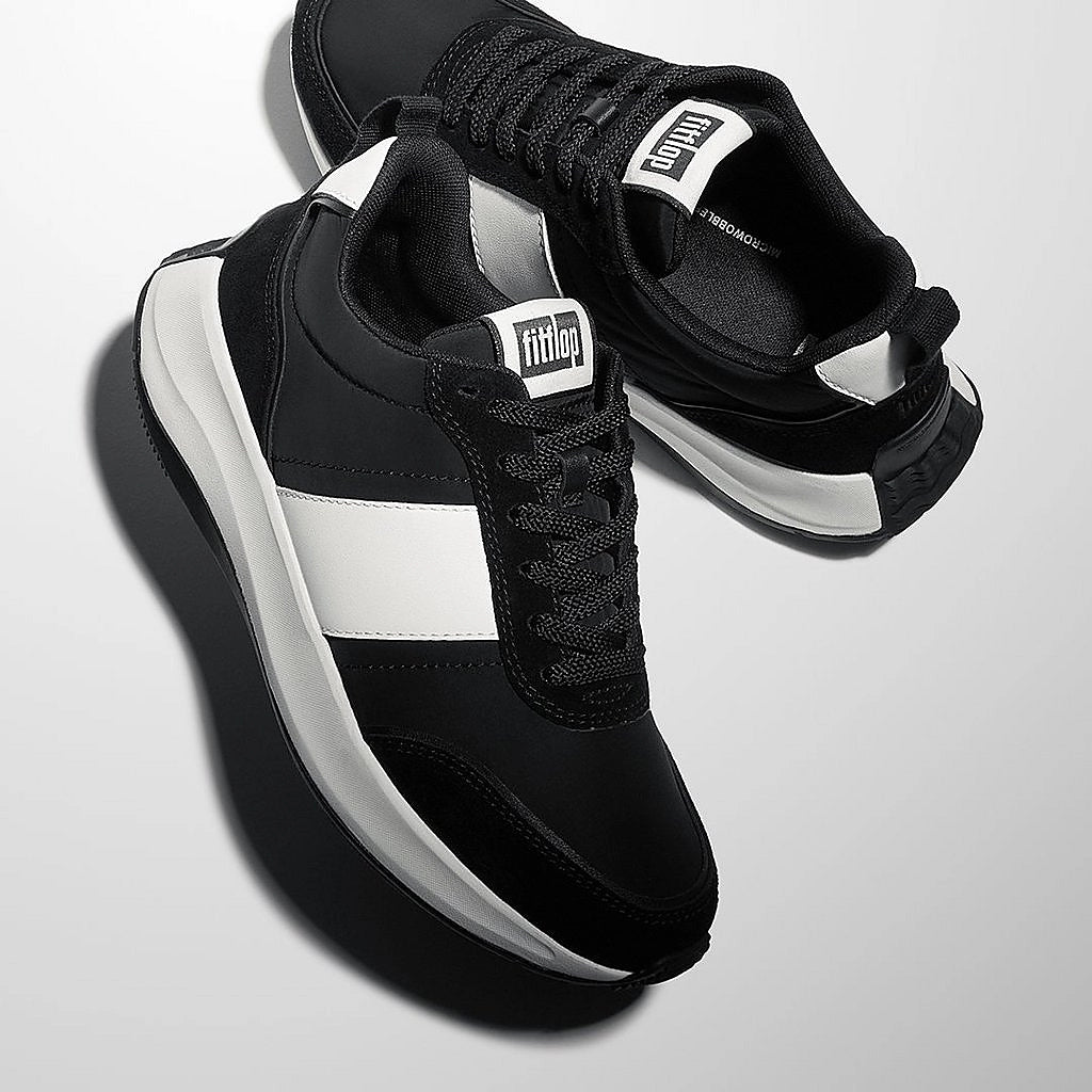 F Mode Flow Platform Sneakers - Women's Comfortable Casual Shoes for Walking, Running & Everyday Wear | Trendy Fashion Sneakers for Outfits & Street Style