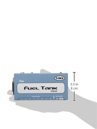 T-Rex FUELTANK-CLASSIC Power Supply for Guitar Pedal Board - Reliable 9V DC Power Source for Effects Pedals - Perfect for Live Performances & Studio Recording