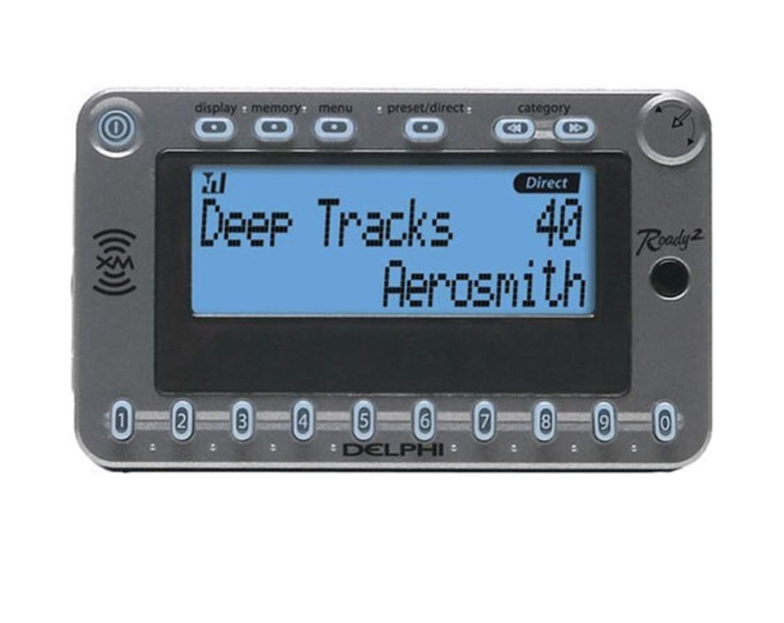 Delphi SA10085 Roady2 XM Satellite Radio Receiver with Built-in Wireless FM Modulator - Car Audio Upgrade for Long Road Trips & Commuting