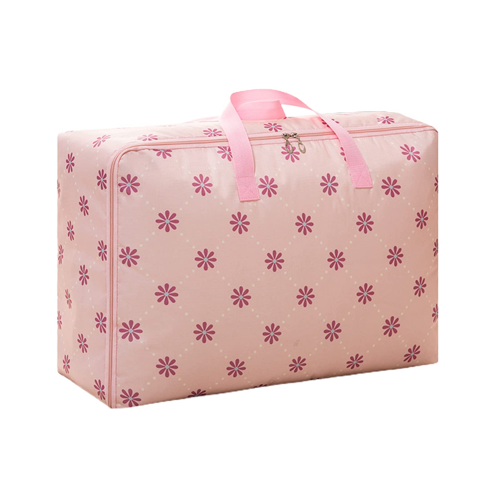 Foldable Comforter Storage Bag - Reinforced Oxford Cloth Space-Saving Quilt Organizer for Bedroom | Perfect for Seasonal Blanket Storage & Closet Organization