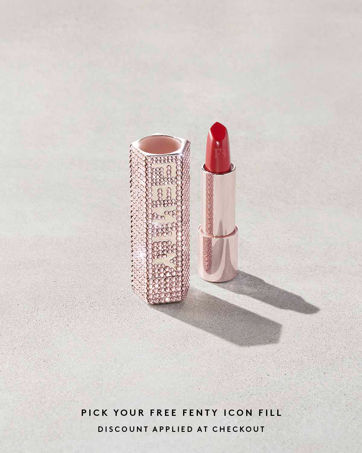 Fenty Icon The Case Refillable Lipstick - 5th Anniversary Limited Edition | Long-Lasting Matte Lip Color | Perfect for Parties, Date Nights & Special Occasions