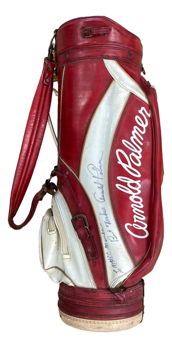 Arnold Palmer Authentic Signed Golf Bag with LOA - Vintage Collectible for Golf Fans & Memorabilia Enthusiasts - Perfect for Display in Home, Office, or Golf Club