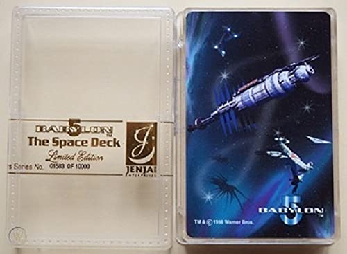 B-5 The Space Deck Limited Edition Playing Cards with Plastic Case - Premium Collectible Card Deck for Magic Tricks, Poker Games & Gift Giving - Perfect for Cardistry, Game Nights & Space-Themed Events