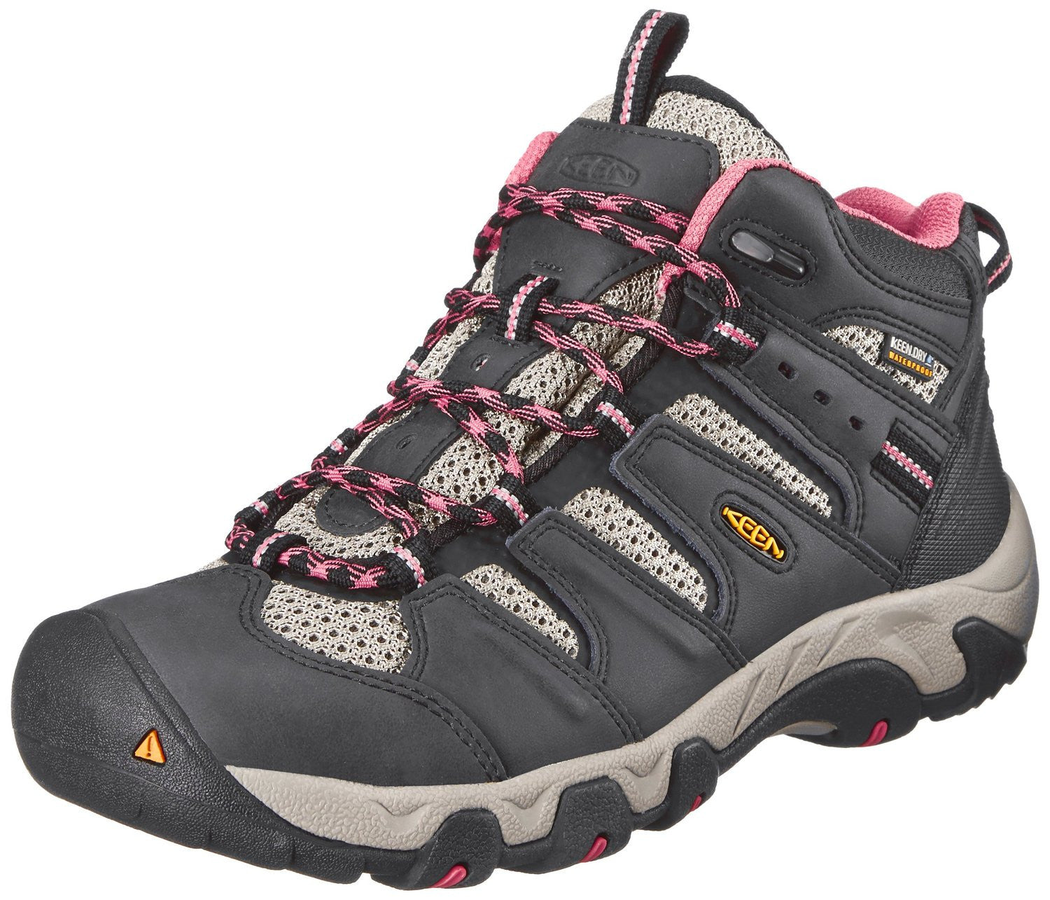 KEEN Women's Koven Mid WP Waterproof Hiking Boots - Lightweight & Comfortable Outdoor Shoes for Trail Walking, Camping & Backpacking