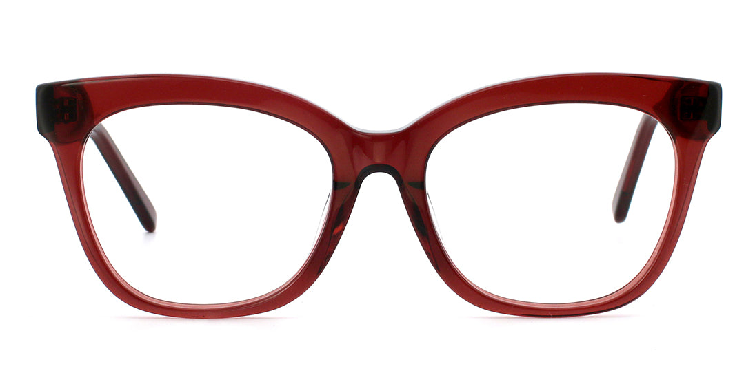 Trendy Translucent Cat Eye Glasses WD1304 - Fashionable Retro Frames for Women, Perfect for Daily Wear & Special Occasions