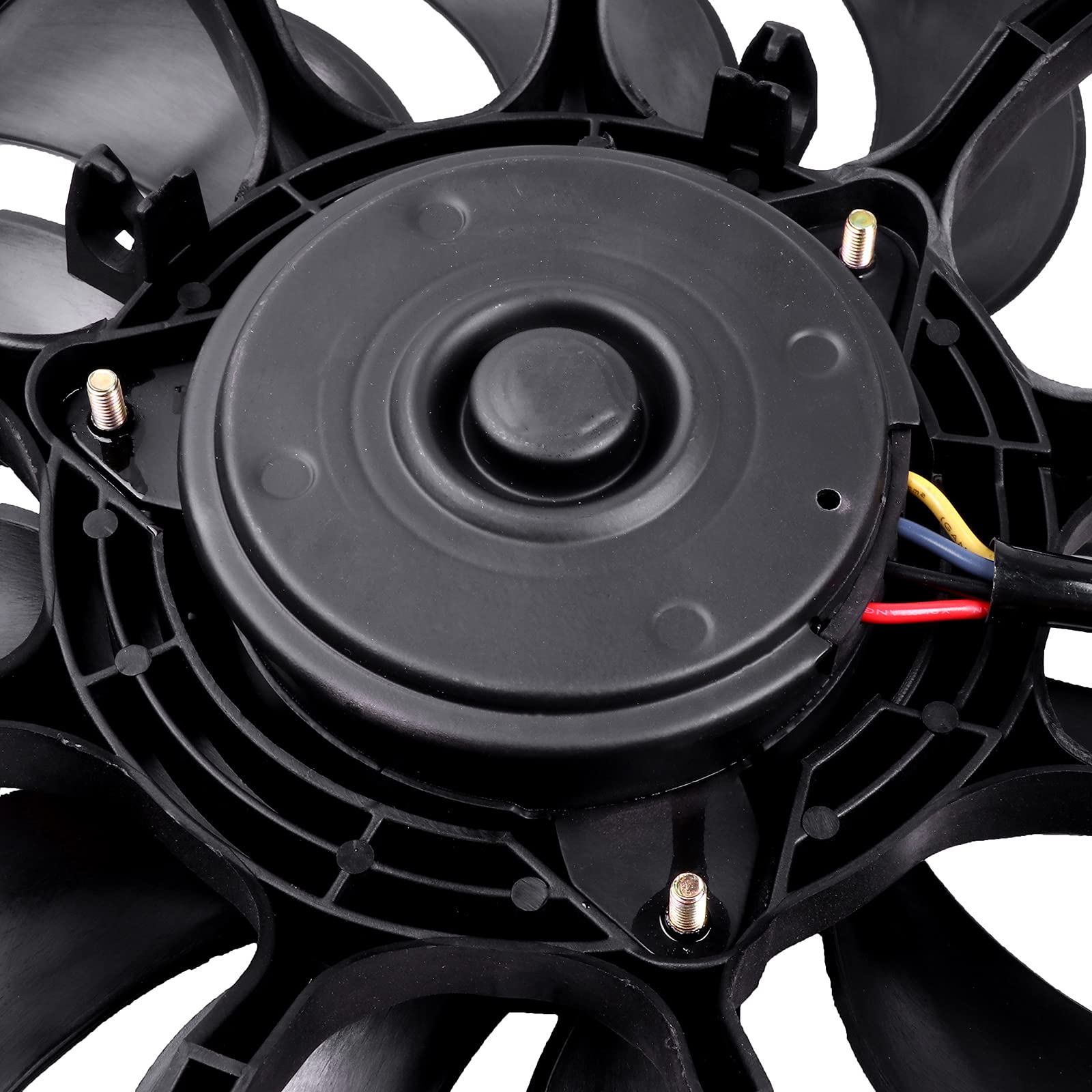 Universal Slim Radiator Condenser Fan Assembly - 12V Push/Pull Cooling Fan with Mount Kit (620-453 KFKGF) - Compatible with 2007-2016 Nissan Altima - Driver/Passenger Side (LH/RH) - Perfect for Engine Cooling & Overheating Prevention