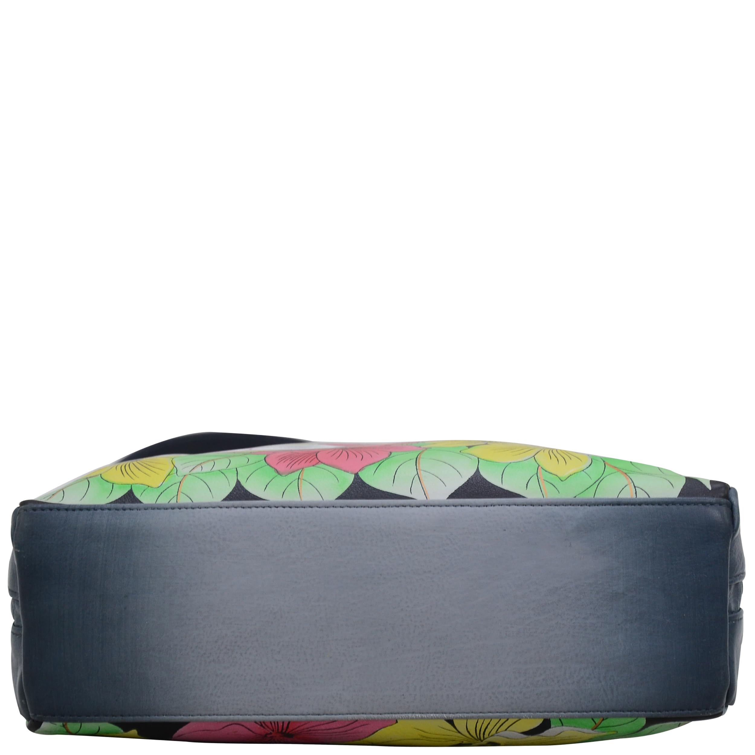 Anuschka Anna Women's Hand-Painted Leather Triple Compartment Satchel Purse - Perfect for Work, Travel & Everyday Use