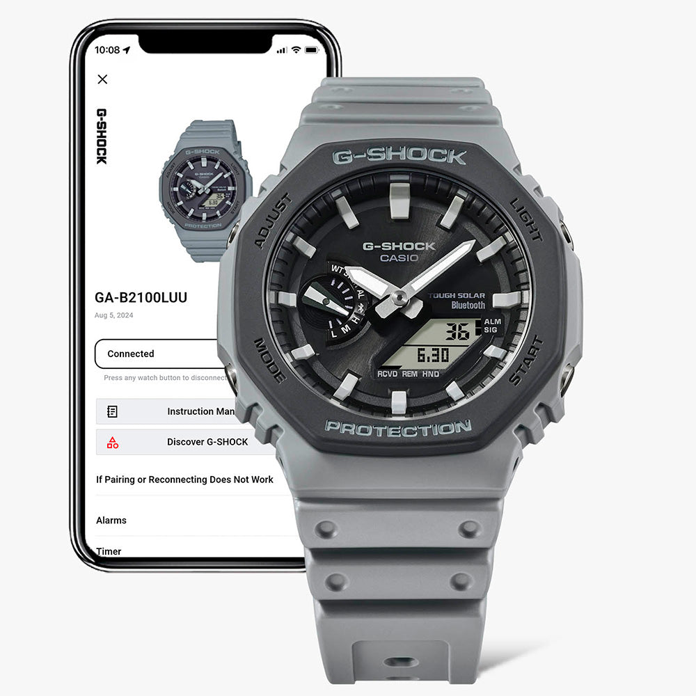 Casio G-Shock GAB2100LUU-8A Digital Sport Watch for Men - Urban Utility Series, Shock Resistant, Waterproof, LED Backlight - Perfect for Outdoor Adventures, Workouts & Daily Wear